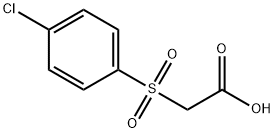 2-[(4-氯苯基)磺酰基]乙酸 结构式