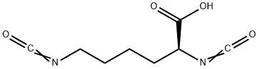 (S)-2,6-二异氰酸基己酸 结构式