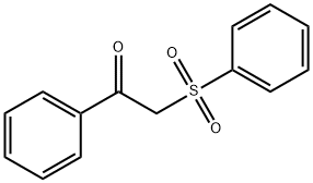 2-(苯基磺酰)苯乙酮 结构式