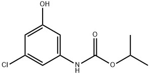 3-Chloro-5-hydroxycarbanilic acid isopropyl ester 结构式
