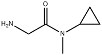 Acetamide, 2-amino-N-cyclopropyl-N-methyl- (9CI) 结构式