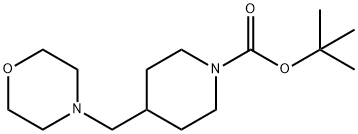 N-BOC-4-吗啉甲基哌啶 结构式