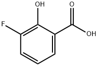 3-氟-2-羟基苯甲酸 结构式