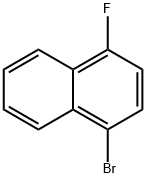 1-溴-4-氟萘 结构式