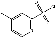 4-甲基吡啶-2-磺酰氯 结构式
