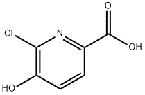 6-氯-5-羟基吡啶-2-甲酸 结构式