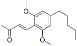 4-(2,6-Dimethoxy-4-pentylphenyl)-3-buten-2-one 结构式