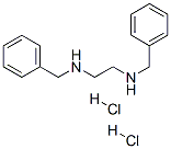 N,N'-二苄基乙二胺二盐酸盐 结构式