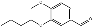 3-丁氧基-4-甲氧基苯甲醛 结构式