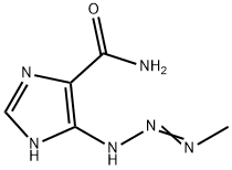 3-甲基(三氮杂烯基)咪唑-4 甲酰胺 结构式