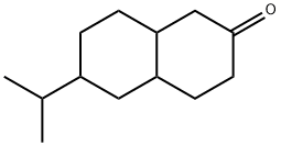 八氢化-6-(1-甲基乙基)-2(1H)萘酮 结构式
