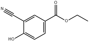 3-氰基-4-羟基苯甲酸乙酯 结构式