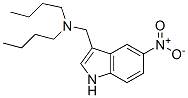 N,N-Dibutyl-5-nitro-1H-indole-3-methanamine 结构式