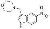 3-(4-Morpholinylmethyl)-5-nitro-1H-indole 结构式