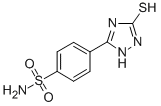 4-(3-Mercapto-1H-1,2,4-triazol-5-yl)benzenesulfonamide 结构式