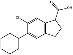 环氯茚酸 结构式