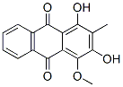 1,3-Dihydroxy-2-methyl-4-methoxyanthraquinone 结构式