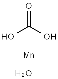 碳酸锰(II) 水合物 结构式