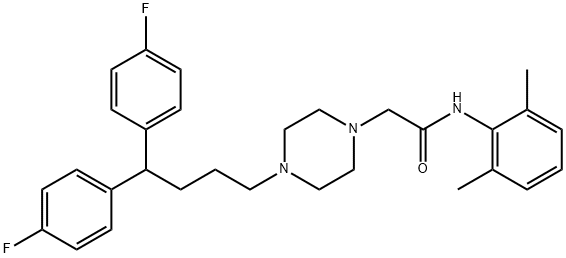 利多氟嗪 结构式