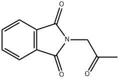 N-丙酮基邻苯二甲酰亚胺 结构式