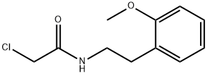 2-氯-N-[2-(2-甲氧基苯基)乙基]乙酰胺 结构式