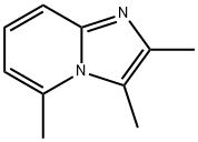 2,3,5-Trimethylimidazo(1,2-a)-pyridin 结构式
