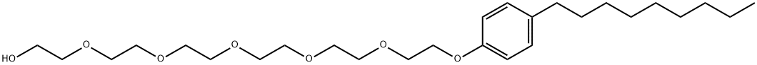 2-[2-[2-[2-[2-[2-(4-nonylphenoxy)ethoxy]ethoxy]ethoxy]ethoxy]ethoxy]ethanol 结构式