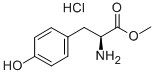 L-酪氨酸甲酯盐酸盐 结构式