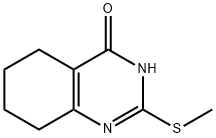 5,6,7,8-四氢-2-(甲硫基)-4-喹唑啉酮 结构式