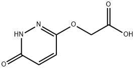 [(1,6-二氢-6-氧代-3-哒嗪基)氧基]乙酸 结构式