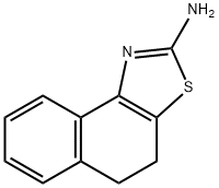 4,5-二氢萘并[1,2-D]噻唑-2-胺 结构式