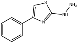 (4-苯基噻唑-2-基)肼 结构式