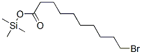 10-Bromodecanoic acid trimethylsilyl ester 结构式