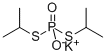POTASSIUM DI-ISO-PROPYLDITHIOPHOSPHATE 结构式