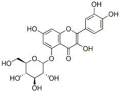 槲皮素 5-葡萄糖苷 结构式