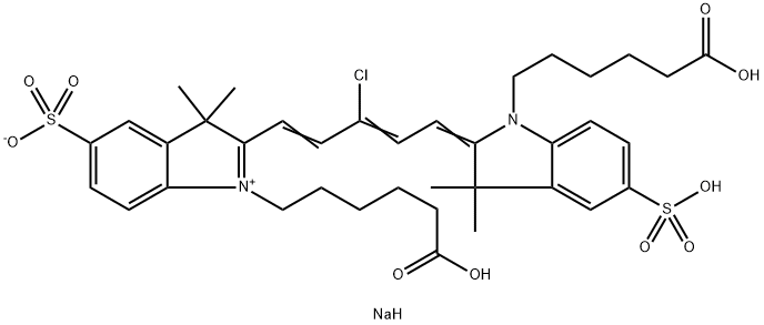 NIR-605-CARBOXYLIC ACID* 结构式