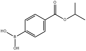 4-异丙氧基甲酰苯基硼酸 结构式