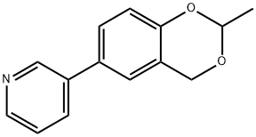 Pyridine, 3-(2-methyl-4H-1,3-benzodioxin-6-yl)- (9CI) 结构式