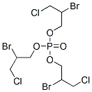 Phosphoric acid tris(2-bromo-3-chloropropyl) ester 结构式