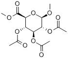 甲基 2,3,4-三-O-乙酰基-BETA-D-葡萄糖醛酸甲酯 结构式