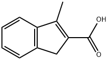 3-甲基茚-2-羧酸 结构式