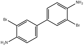 3,3'-二溴-[1,1'-联苯]-4,4'-二胺 结构式