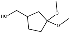 Cyclopentanemethanol, 3,3-dimethoxy- (9CI) 结构式