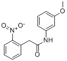 N-(3-METHOXY-PHENYL)-2-(2-NITRO-PHENYL)-ACETAMIDE 结构式