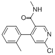 6-CHLORO-N-METHYL-4-O-TOLYL-NICOTINAMIDE 结构式