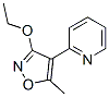 Pyridine, 2-(3-ethoxy-5-methyl-4-isoxazolyl)- (9CI) 结构式