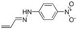 Acrolein (4-nitrophenyl)hydrazone 结构式