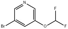 3-溴-5-(二氟甲氧基)吡啶 结构式