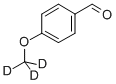 4-甲氧基苯甲醛-D3 结构式