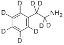 2-苯乙胺-D9 结构式